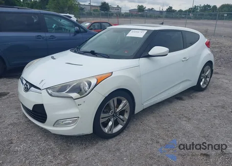 2013 Hyundai Veloster Base W/Gray from USA, damaged, VIN KMHTC6AD7DU122115